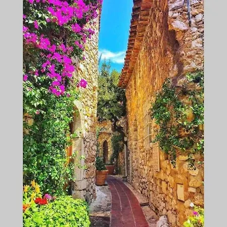 D Exception Avec Terrasse, Jacuzzi, Vue Mer, Parking, En Plein Coeur Du Village De Apartment Eze